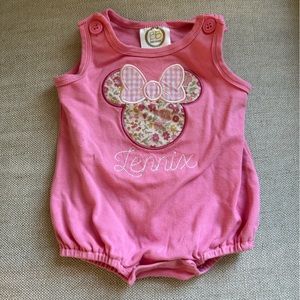 Disney. Minnie Mouse Ears. Blanks Boutique. “Lennix” monogrammed.